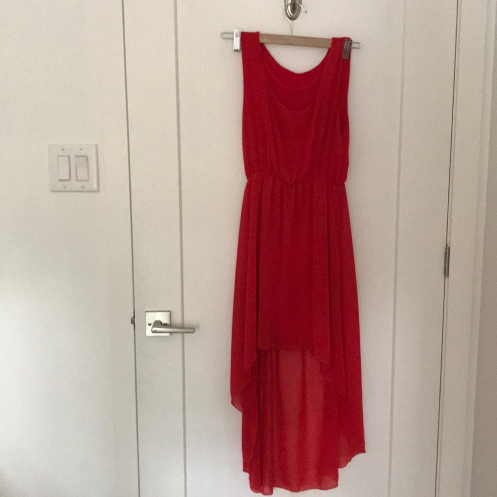 Red dress